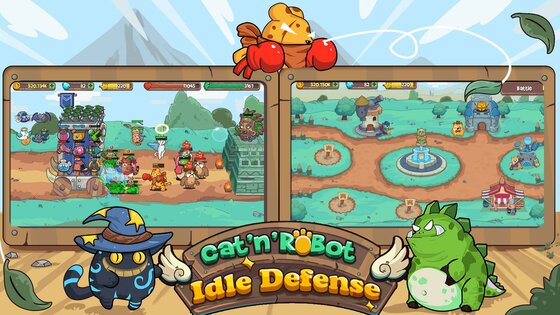 CatnRobot Idle Defense 4.1.4. Скриншот 5