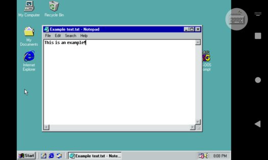 Win 98 Simulator 1.4.4. Скриншот 7