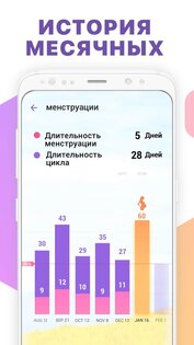Календарь месячных 1.114. Скриншот 4