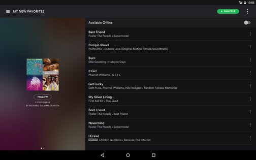 Spotify 9.0.46.496. Скриншот 9