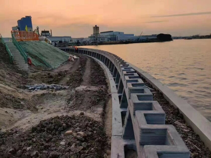 В Китае распечатали 500-метровую стену на 3D-принтере