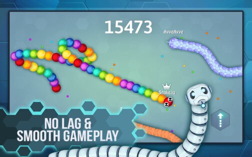 Snake.io 2.1.73. Скриншот 3