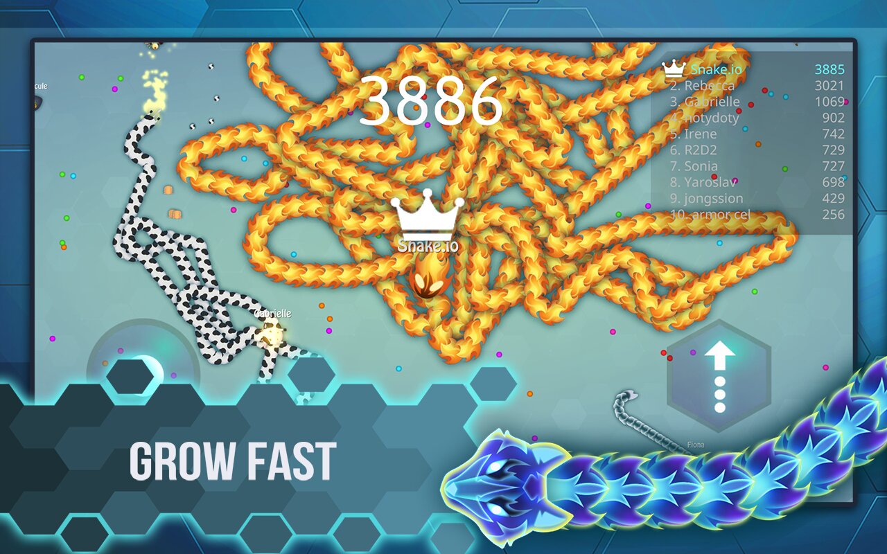 Скачать Snake.io 1.18.08 для Android