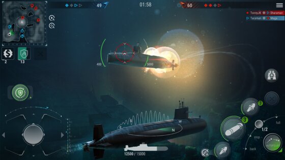 World of Submarines 2.1. Скриншот 8