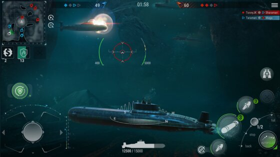 World of Submarines 2.1. Скриншот 9