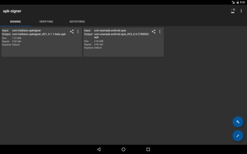 apk-signer 7.3.7. Скриншот 9