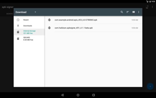 apk-signer 7.3.7. Скриншот 10