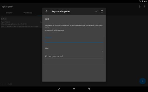 apk-signer 7.3.7. Скриншот 12