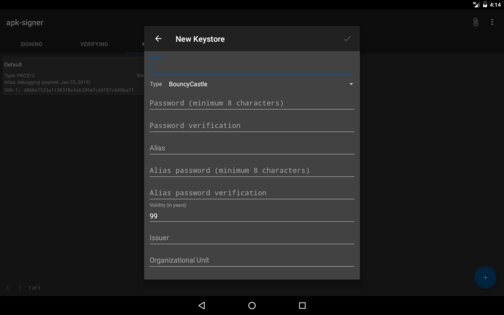 apk-signer 7.3.7. Скриншот 13