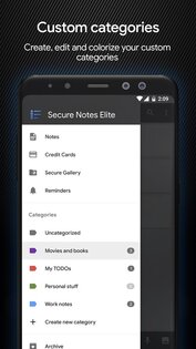 Secure Notes Elite 1.1.0. Скриншот 5