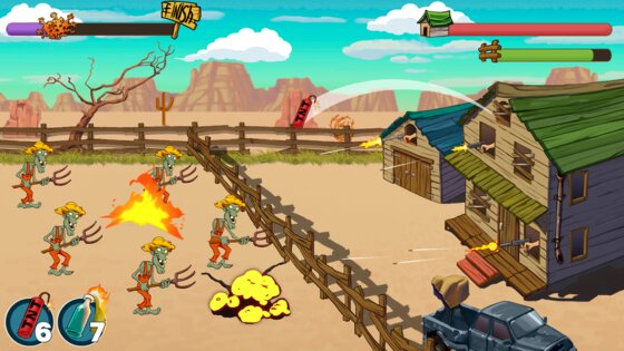 Zombie Ranch Battle 3.2.5. Скриншот 1