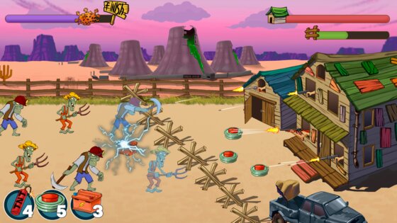 Zombie Ranch Battle 3.2.5. Скриншот 3