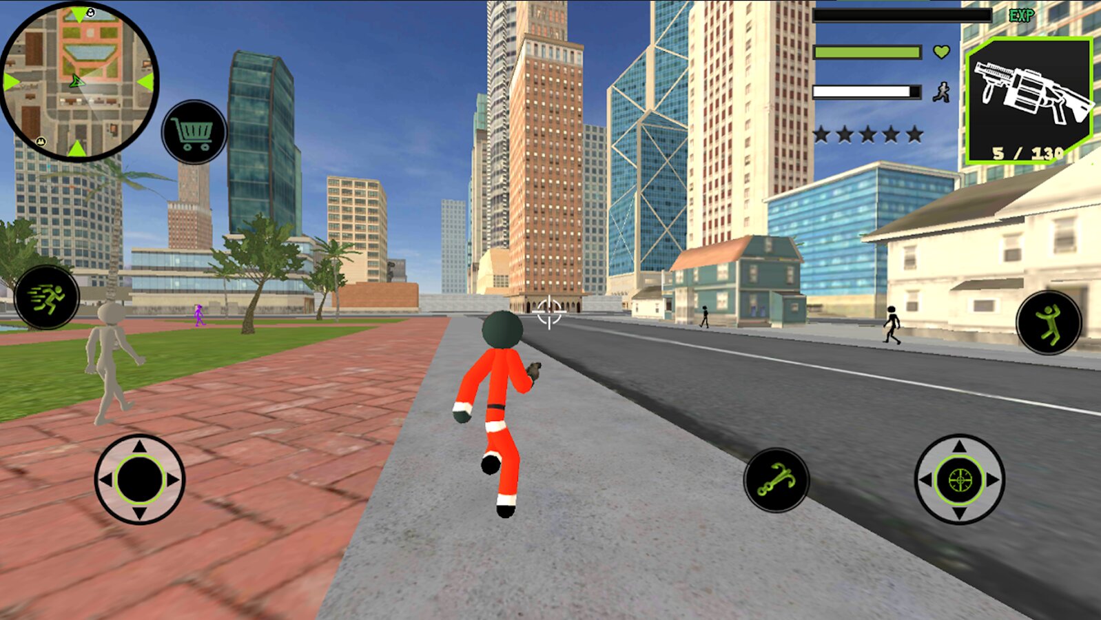 Скачать Santa Claus Stickman 1.4 для Android