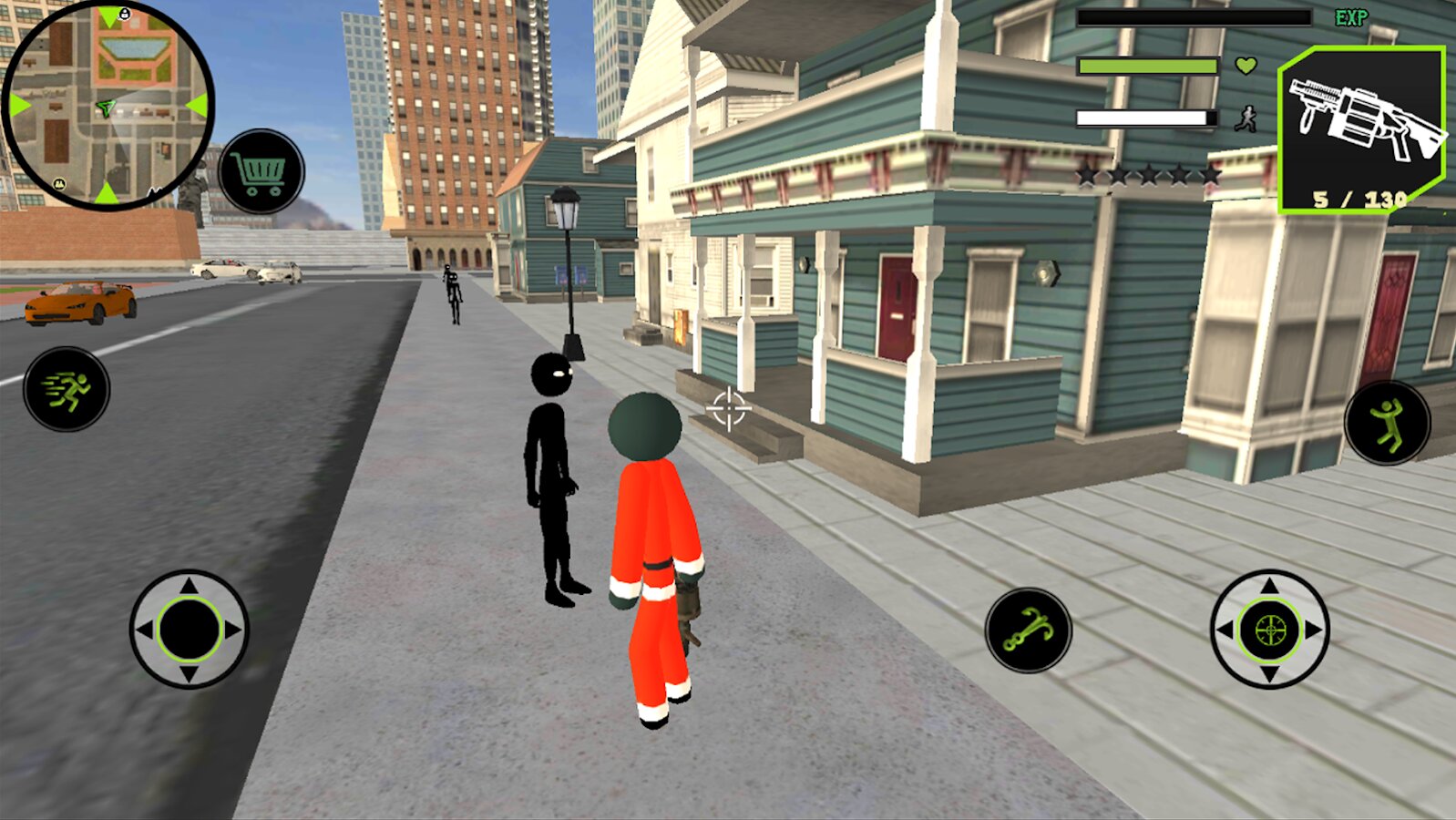 Скачать Santa Claus Stickman 1.4 для Android