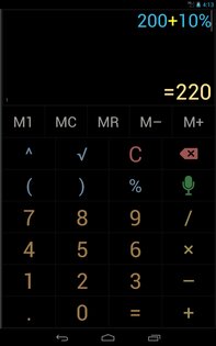 Многоэкранный голосовой калькулятор 1.4.46. Скриншот 19