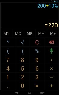 Многоэкранный голосовой калькулятор 2.0.3. Скриншот 19