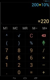 Многоэкранный голосовой калькулятор 2.0.8. Скриншот 19
