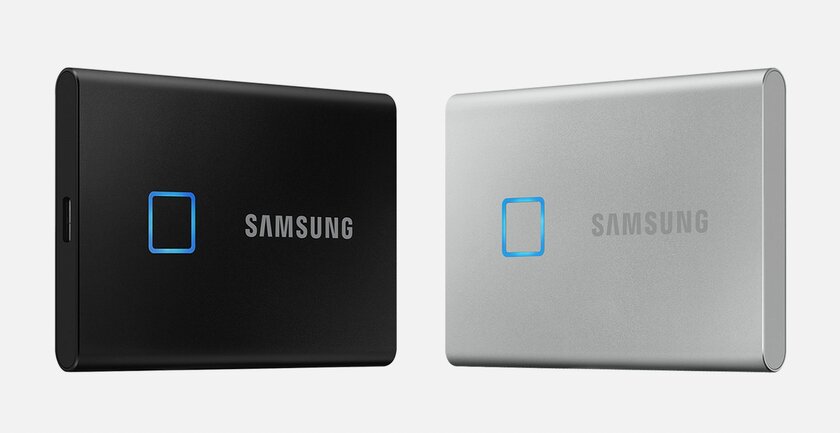 Samsung представила портативный SSD со сканером отпечатков пальцев