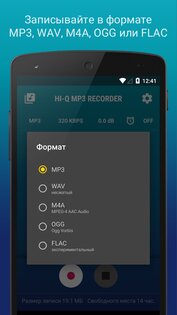 Hi-Q MP3 Rec (Free) 2.9.0. Скриншот 4