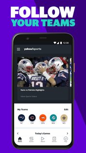 Yahoo Sports 10.15.0. Скриншот 2