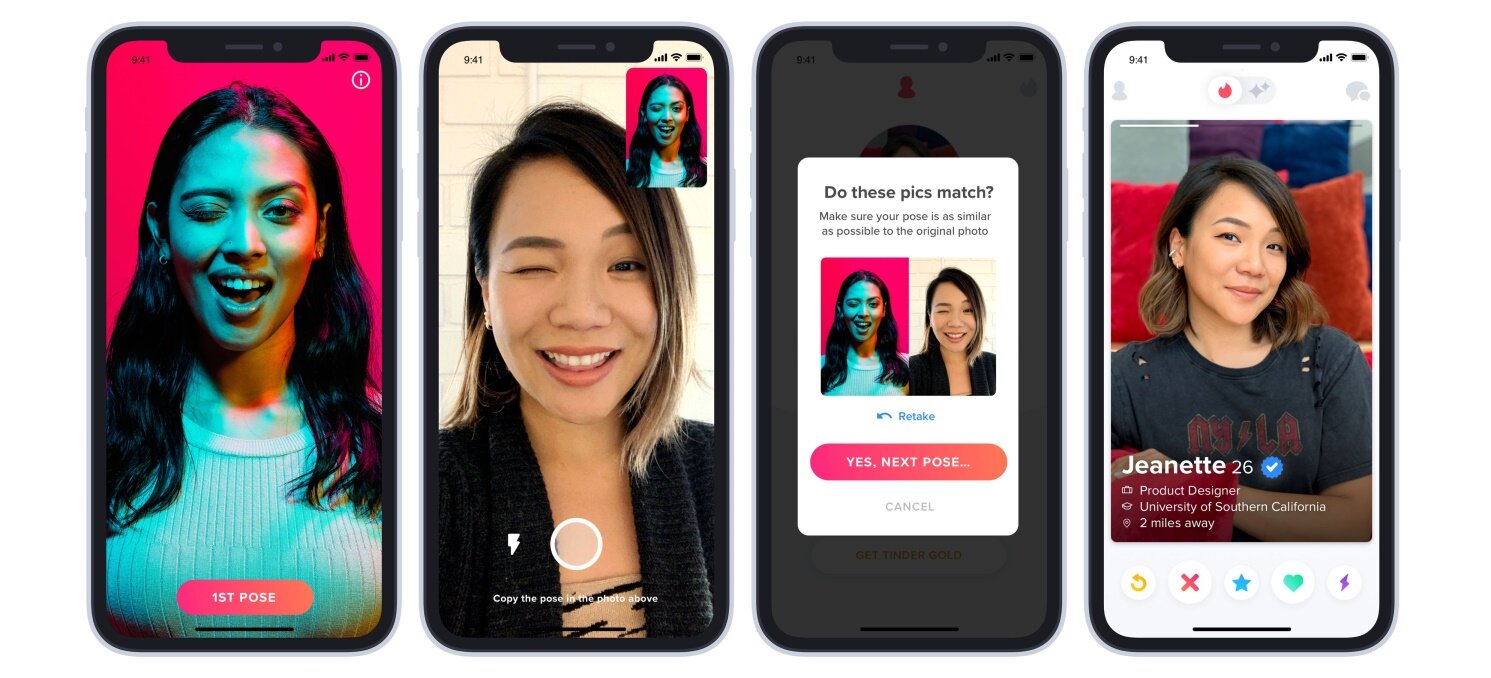 В Tinder появилась верификация: чтобы получить ее, нужно подтвердить свои  фото