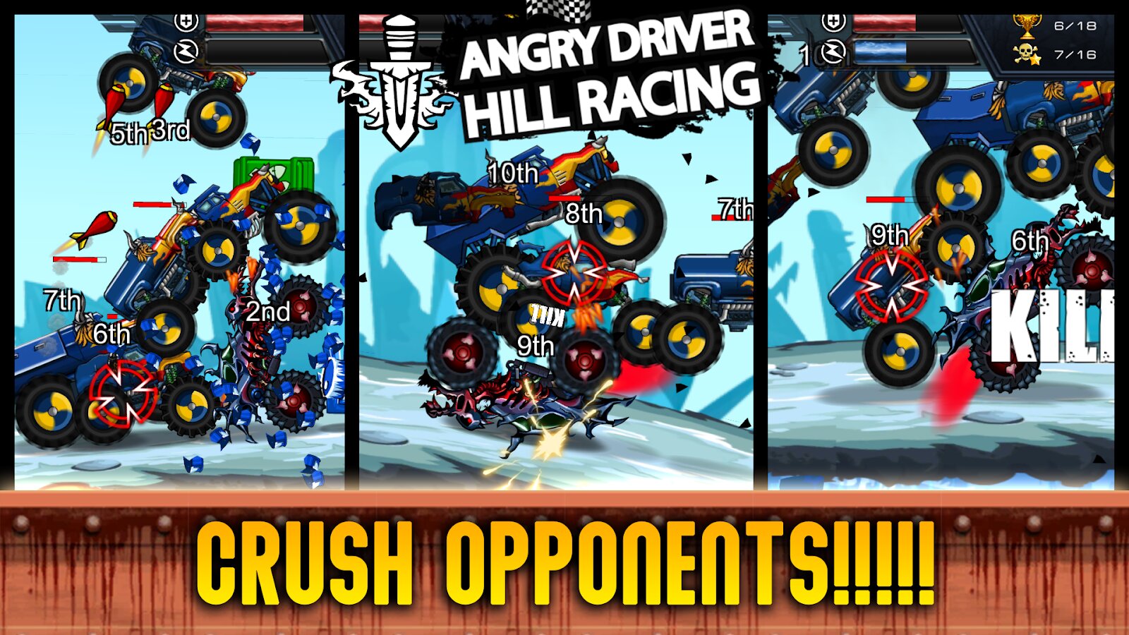 Скачать Hill Racing Attack 1.0.1 для Android