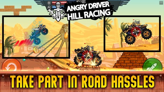 Hill Racing Attack 1.0.1. Скриншот 2