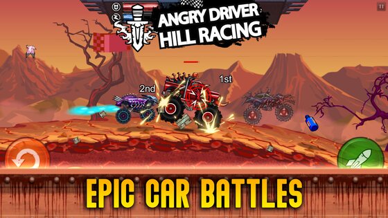 Hill Racing Attack 1.0.1. Скриншот 4