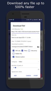 1DM Downloader Manager 17.1.1. Скриншот 1