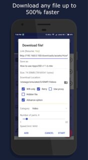 1DM Downloader Manager 18.2. Скриншот 1