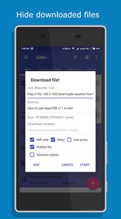 1DM Downloader Manager 17.1.1. Скриншот 15