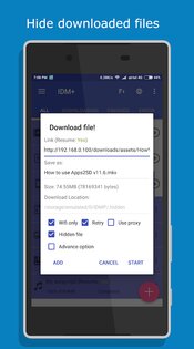 1DM Downloader Manager 18.2. Скриншот 15