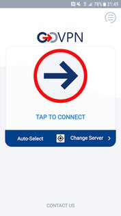GOVPN 1.9.8.2. Скриншот 1
