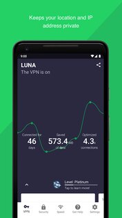 Luna VPN 1.1.2.1010211. Скриншот 3