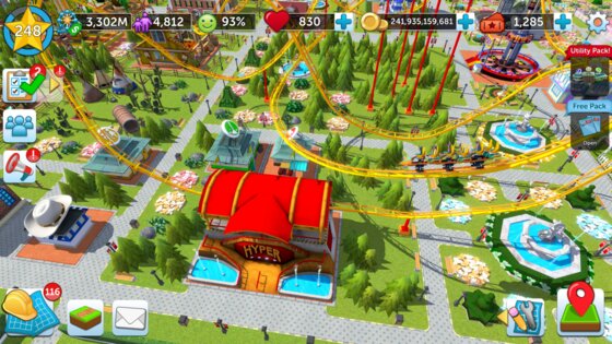 RollerCoaster Tycoon 3.43.2. Скриншот 9