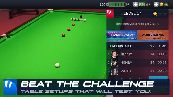 Snooker Stars 4.996. Скриншот 6