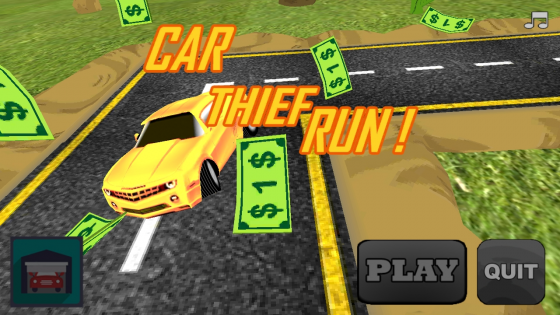 Car Thief Run ALPHA 1.1 (2). Скриншот 1