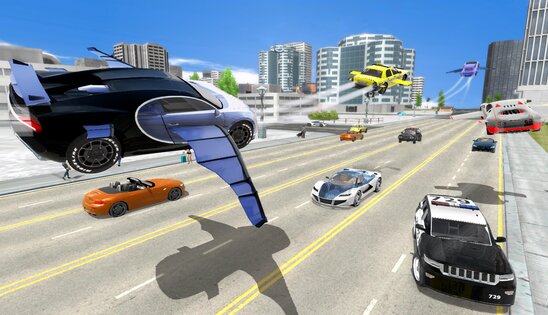 Flying Car Transport Simulator 1.34. Скриншот 4