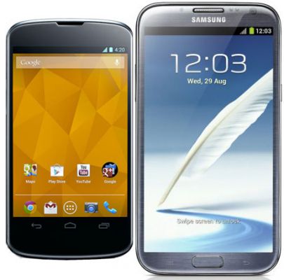 Выбор: Samsung Galaxy Note 2 или Nexus 4?