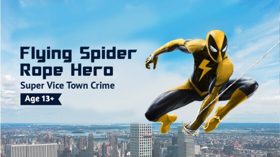 Flying Spider Rope Hero 1.0.32. Скриншот 5