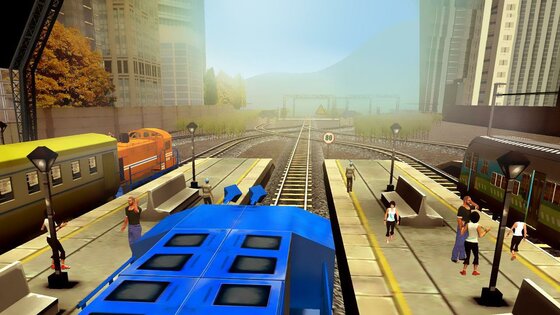 Train Racing Games 3D 2 Player 9.5. Скриншот 2