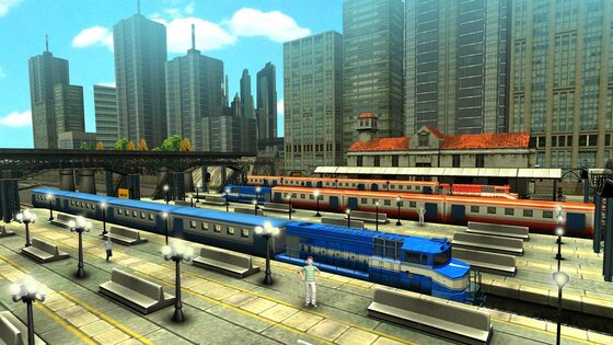 Train Racing Games 3D 2 Player 9.5. Скриншот 4