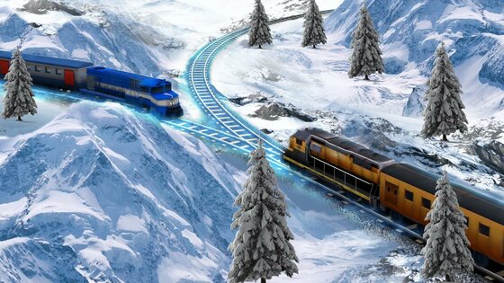 Train Racing Games 3D 2 Player 9.5. Скриншот 15