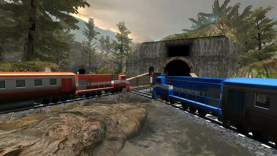 Train Racing Games 3D 2 Player 9.5. Скриншот 21