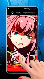 Darling Cute Two Girl In Anime Zero Live Wallpaper 1.0. Скриншот 1