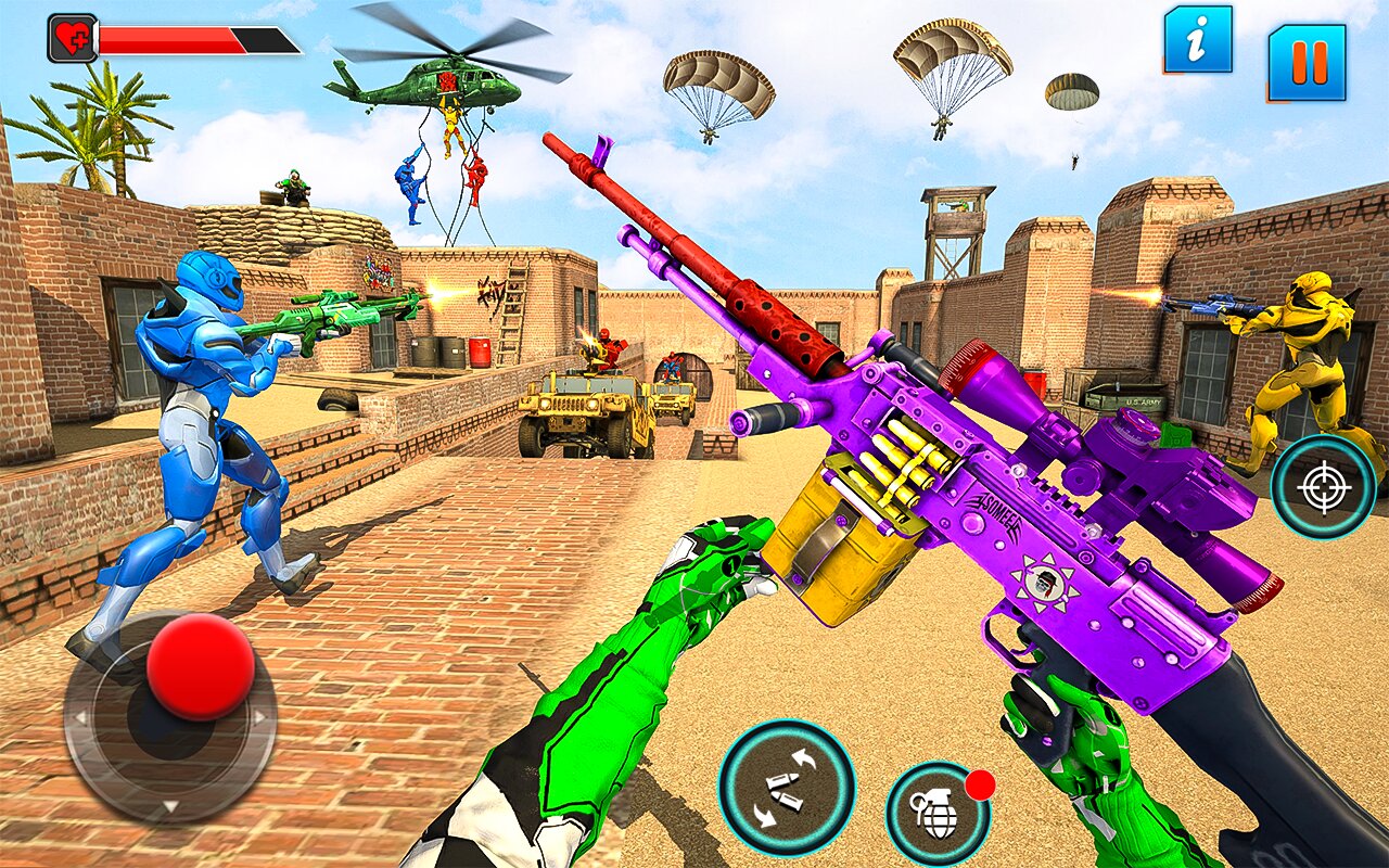 Скачать Robot FPS Shooting Strike 7.4 для Android