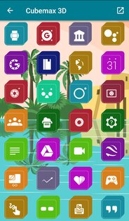 Cubemax 3D Icon Pack 2.0. Скриншот 3