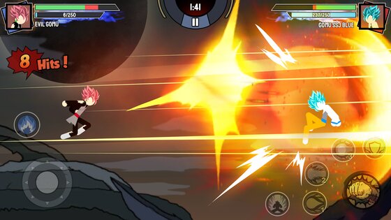 Stickman Warriors – Super Dragon Shadow Fight 1.9.3. Скриншот 5