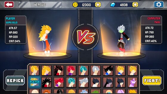 Stickman Warriors – Super Dragon Shadow Fight 1.9.3. Скриншот 6