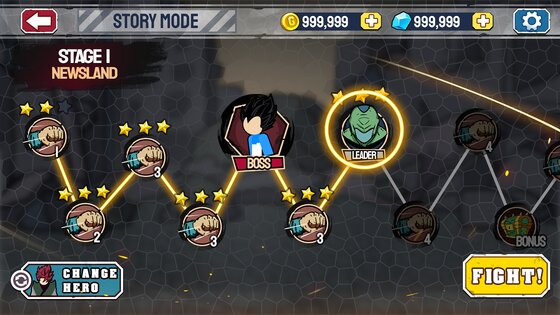Stickman Warriors – Super Dragon Shadow Fight 1.9.3. Скриншот 7
